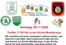 Gemeinsames Laternelaufen mit dem TSV, FFW und der Kirchengemeinde