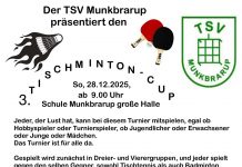 3. Tischminton-Turnier steht in den Startlöchern!