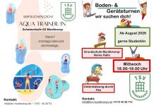 Übungsleiter (m/w/d) gesucht für Aquafitness und Turnen
