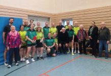 Tischtennis-Freundschaftsspiel in Berlin